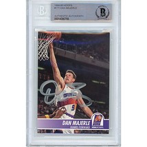 Dan Majerle Phoenix Suns Auto 1994 NBA Hoops Signed On-Card Beckett Slab - £79.35 GBP