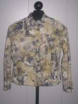 CHRISTOPHER &amp; BANKS LADIES LIGHT CORDUROY BUTTON TOP/JACKET-S-100% COTTO... - $141.30 MXN