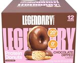 LEGENDARY FOODS PROTEIN DONUTS CHOCOLATE DIPPED 12 PACK 06/23/2026 - $25.24