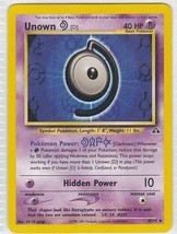 M) Pokemon Nintendo GAMEFREAK Collector Trading Card Unown 47/75 40HP - £1.51 GBP