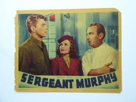 Ronald Reagan Vtg 11x14 Sergeant Murphy Photo Linen Lobby Card 1938 Mary... - £39.34 GBP