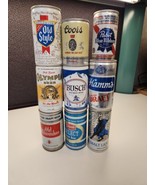 Lot Of 9 Vintage Metal Empty Beer Cans Pictured #pe6 - $12.15