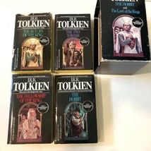 Tolkien Lord Of The Rings Hobbit 50th Anniversary Box Set 1989 Books - £31.13 GBP