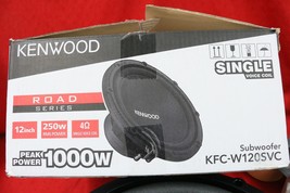 Kenwood KFC-W120SVC 250W RMS 12&quot; Single-Voice-Coil 4-Ohm Subwoofer, New #N1 - £59.94 GBP