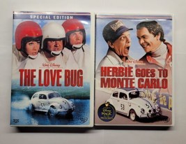 Disney DVD Lot Herbie Goes To Monte Carlo &amp; The Love Bug - £9.48 GBP
