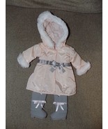 American Girl Pretty In Pink Coat W/Boots Retired NWOB - $73.03 CAD