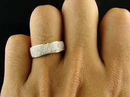 Herren 14K Gelb Vergoldet Künstlicher Diamant Verlobung Hochzeit Rosa Ring - £69.97 GBP