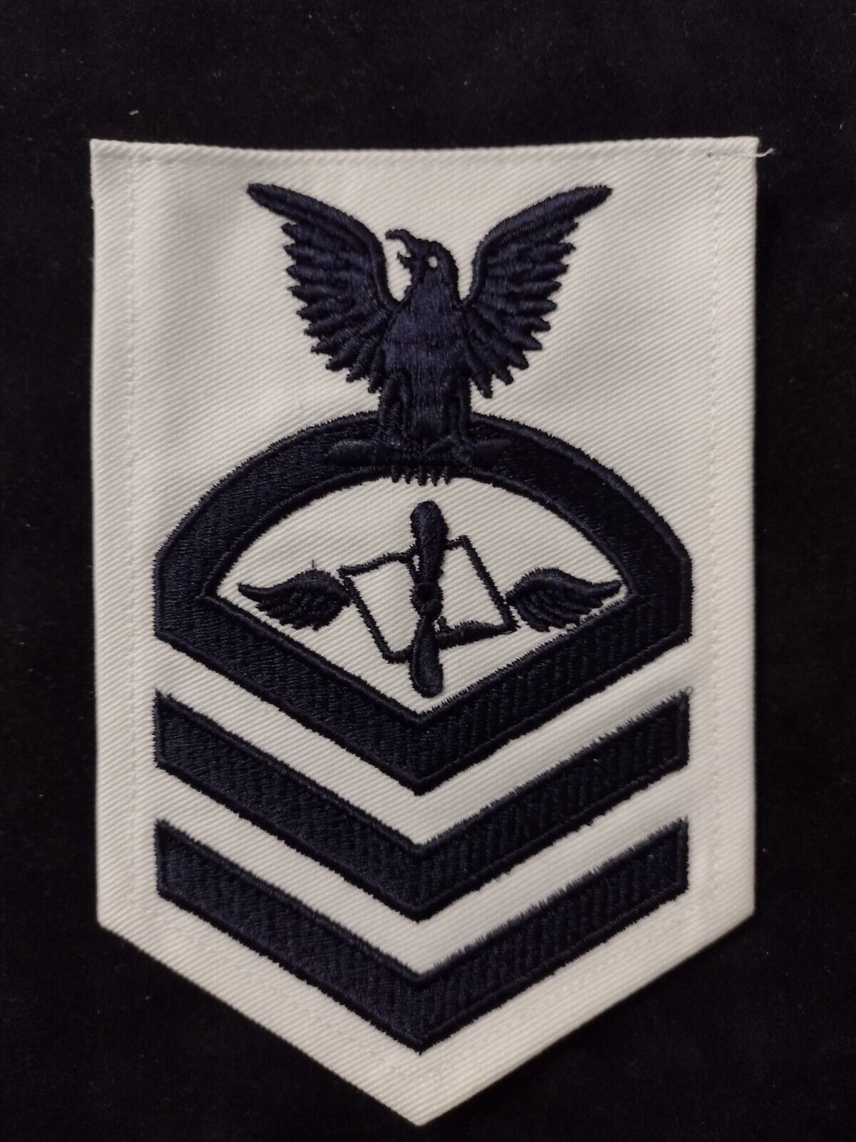 AZC AVIATION MAINTENANCE ADMINISTRATIONMAN RATING BADGE CPO E-7 BLACK ...