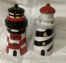 Lighthouse Salt &amp; Pepper Shakers - £7.54 GBP