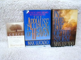 Lot of 3 Max Lucado Hardback Bks, Grace for the Moment, The Applause of Heaven.. - $11.99