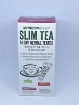 NutritionWorks 14 Ct Raspberry Slim Tea 14 Day Vegan Herbal Tea 09/2025 - £15.46 GBP