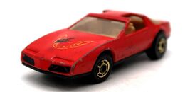 Vtg Hot Wheels 1982 Loose 80's Firebird 3918 Red Diecast Gold Rims Origi... - $8.00