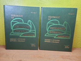 Textbook of Veterinary Internal Medicine 2 Vols Feldman &amp; Ettinger Fifth Ed HC - £39.55 GBP