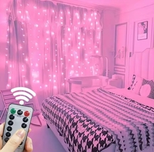 8 Modes LED Curtain Fairy Light USB Plug Wedding Garland Valentine's Day... - $19.70