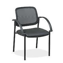 Guest Chairs- 24in.x23-.50in.x32-.75in.- Black Faux Leather Seat - £201.47 GBP