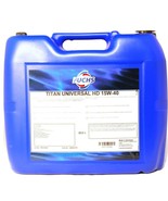 ENG-FUCHS TITAN UNIVERSAL 15W40 HD 20L (21 U.S. Qts.) 100% MINERAL | USA... - $281.50 CAD