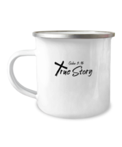 12oz Camper Mug Coffee Funny John 3:16 True Story Bible Verse Christian  - £15.99 GBP