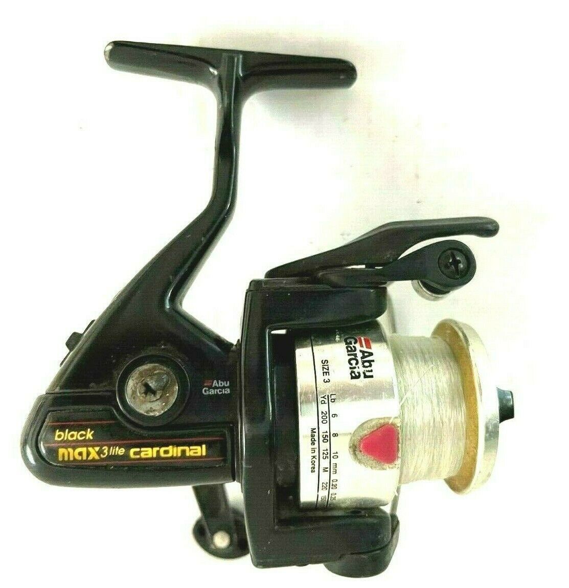 VINTAGE ABU GARCIA Cardinal 753 Spinning Fishing Reel Black $23.99