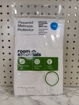 Twin Zippered Mattress Protector Room Essentials Vinyl Material Waterproof New - $5.89