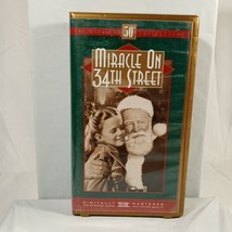 Miracle on 34th Street (VHS Tape 1997, 50th Anniversary Edition) Christmas Santa - £2.99 GBP