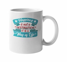 Make Your Mark Design Happiness Is Not a Destination Inspirational Coffe... - £15.57 GBP+