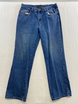 Roadrunners Men&#39;s Straight Leg Blue Jeans Size 36/32 Cotton High Rise Denim - £11.59 GBP