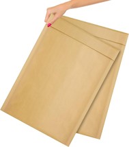 5 Kraft Padded Bubble Mailer Envelopes 12.5 x 18 Brown Kraft Bubble Envelopes - £10.91 GBP