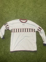 Vintage FILA Authentic Long Sleeve Sport Shirt Mens Large Made in Italy Soccer - £23.25 GBP