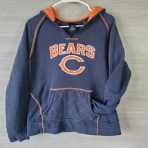 NFL Team Apparel Chicago Bears Long Sleeve Pullover Sweatshirt Hoodie Wo... - £21.81 GBP