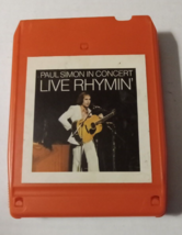 PAUL SIMON in Concert  Live Rhymin&#39;  8 Track Tape - £4.60 GBP