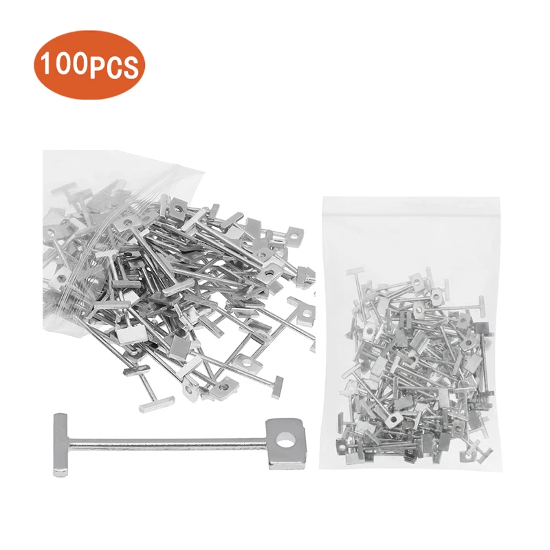 100/50pcs Steel Needles Tile Leveling Locator Level Wees Locator Spacers Tiles P - £131.47 GBP