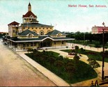 Vtg Postcard c 1910 Market House San Antonio, Texas Unused - £4.16 GBP