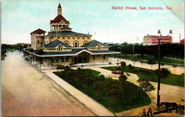 Vtg Postcard c 1910 Market House San Antonio, Texas Unused - £4.15 GBP