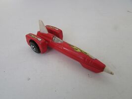MATTEL HOT WHEELS DIECAST CAR 1979 DRAGSTER RED YELLOW FLAMES MALAYSIA H2 - $3.70