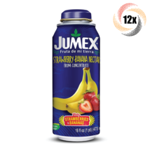 Full Box 12x Cans Jumex Strawberry Banana Nectar Flavor Drink 16 Fl Oz - £37.34 GBP