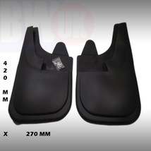 LARGE 42 X 27cm Rubber Mudflaps Mud Flaps splash Guards Pair front Rear ... - $13.42