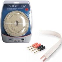 BELKIN Pure AV 30 ft. 15GA Flat Speaker Cable and Pins - 2 Conductors - ... - $14.50