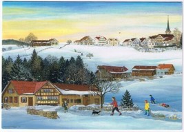 Postcard Art Winter In Stone - £3.88 GBP