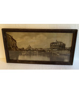 Antique Taber Prang Art Co Castle St Angelo Rome Vatican  Framed - $9,523.37 MXN