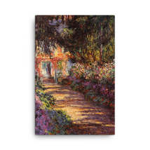 Claude Monet Pathway in Monet's Garden at Giverny, 1901-02 Canvas Print - $99.00+