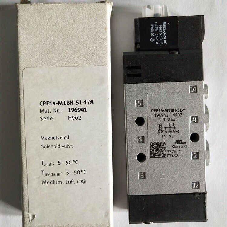 For FESTO CPE14-M1BH-5L-1/8 196941 Solenoid Valve - $41.55