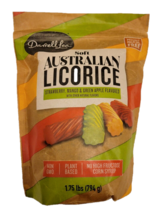 Soft AUSTRALIAN LICORICE Darrell Lea 1.75 lbs  Strawberry Mango Green Apple - £16.57 GBP
