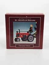 St. Nicholas Square-Village Collection ~ Christmas Chores (Farm Tractor)... - £23.59 GBP