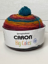 Caron Big Cakes Yarnspirations Toffee Brickle 603 Yards Medium 4 Red Gol... - £23.59 GBP