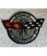 Vintage Chevrolet Corvette 25th Anniversary Patch Sewn On New 1978 - £13.72 GBP