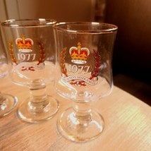 Set of 4 1977 Queen&#39;s Silver Jubilee Glasses - £13.78 GBP