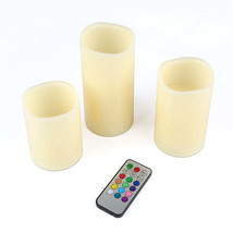 [Pack of 2] 3Pcs Flameless Candles Votive Candles Wireless Battery Operated L... - £38.58 GBP