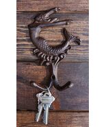 Set Of 2 Cast Iron Mermaid Ariel Above The Waves Rustic Double Wall Coat... - $27.86 CAD