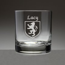 Lacy Irish Coat of Arms Tumbler Glasses - Set of 4 (Sand Etched) - £53.18 GBP