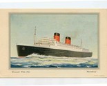 1950 Cunard White Star R M S Mauretania Abstract of Log New York to Sout... - £17.51 GBP